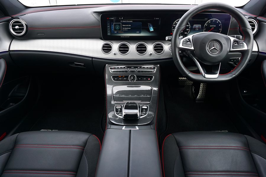 Vehicle interior illustrating the interior-detailing service